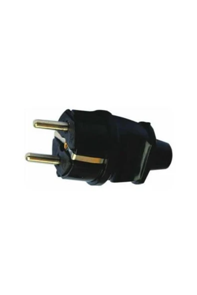 FAR Topraklı Düz Erkek Fiş Siyah ürün görseli 1