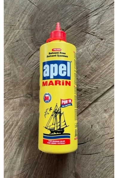 APEL Marin Pur1k Deniz Tutkalı Ahşap Metal Plastik Yapıştırıcı Sarı