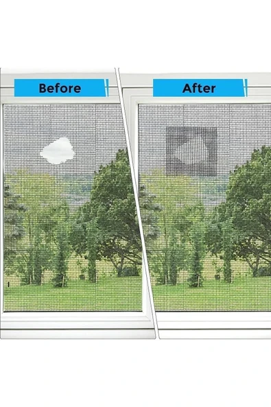 AYMAGNET Sineklik Yaması 50mmx2mt Tamir Kiti Bantı , Sineklik Yama Tamir Bandı (2 Metre) - 7