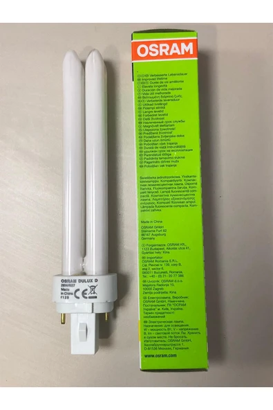 Osram 5 Adet Plc Lamba 26w/827 2p 2700 K 1800 Lümen Sarı Boy:16.5cm ( 10w-13w-18w Yerine Olmaz ) ürün görseli 1