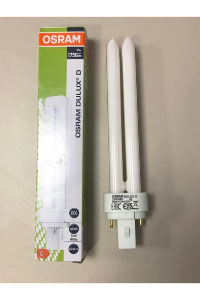 Osram 5 Adet Plc Lamba 26w/840 2p 4000 K 1750 Lümen Günışığı Boy:16.5cm ( 10w-13w-18w Yerine Olmaz ) ürün görseli 1