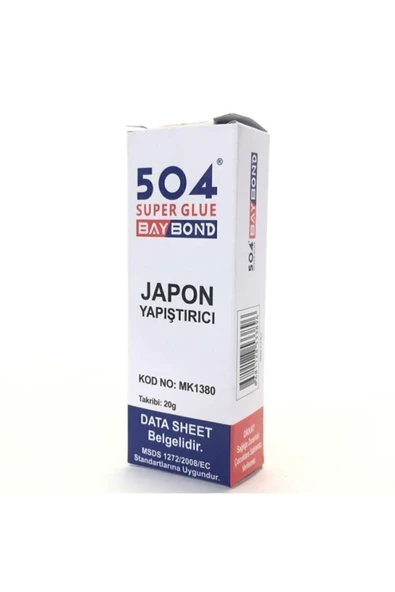 Baytas Bay Tec Baybond 504 Japon Yapıştırıcı 20 gr 1 Adet - Resim 8