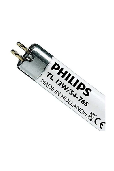 Philips 5 Adet Phılıps 13w/54-765 T 5 Floresan Lamba Beyaz Made In Polland ürün görseli 1