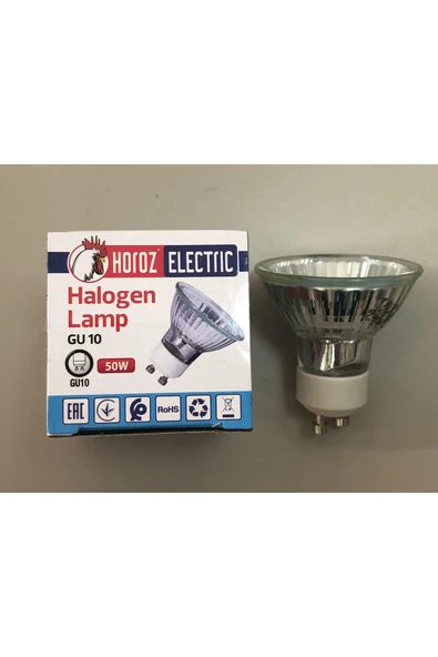 Horoz 3 ADET 220V 50W GU 10 HALOJEN LAMBA DİMMER UYUMLU - Resim 2
