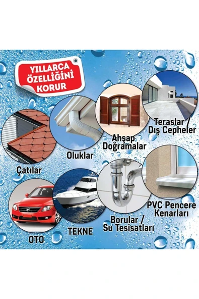 Vodaseal Leak Fix Şeffaf Su Yalıtım Spreyi Su Sızdırmaz Sprey Kauçuk Kaplama Sızıntı Durdurur 396gr - 2