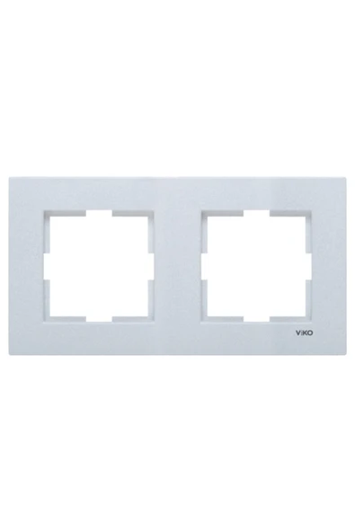 VİKO Artline Novella Gümüş Ikili Çerçeve ürün görseli 1