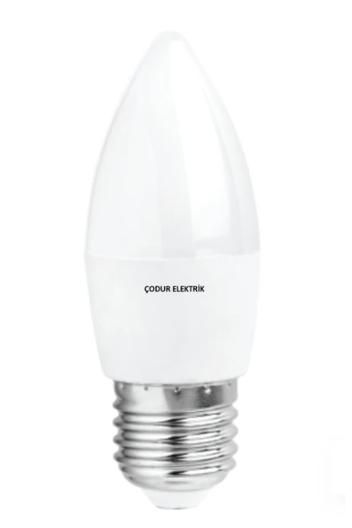 Osaka Light 7watt E27 Duylu 6500kelvin Beyaz Işık Led Buji Mum Ampul 540lümen A Enerji - Resim 3