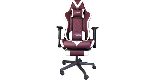 Twısted Mınds TM8250-WM Comfort E-Spor Oyuncu Koltuğu - Bordo / Beyaz