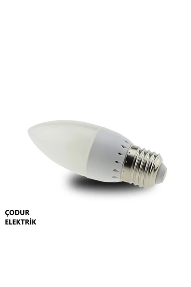 Osaka Light 7watt E27 Duylu 3000kelvin Gün Işığı (SARI IŞIK) Led Buji Mum Ampul 540lümen A Enerji ürün görseli 1