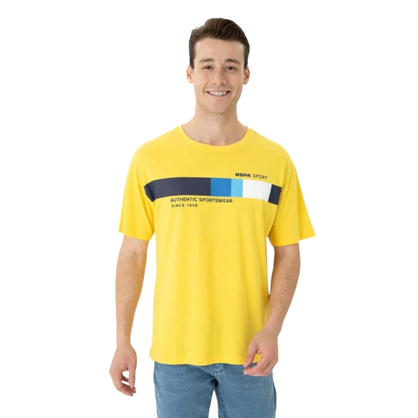 Erkek Comfort Bisiklet Yaka Tişört - Resim 2