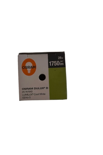 Osram Dulux D 26w 840 2 Pinli Plc Ampul (4000K) Gün Işığı Boy:16.5cm ( 10w-13w-18w Yerine Olmaz ) - Resim 5