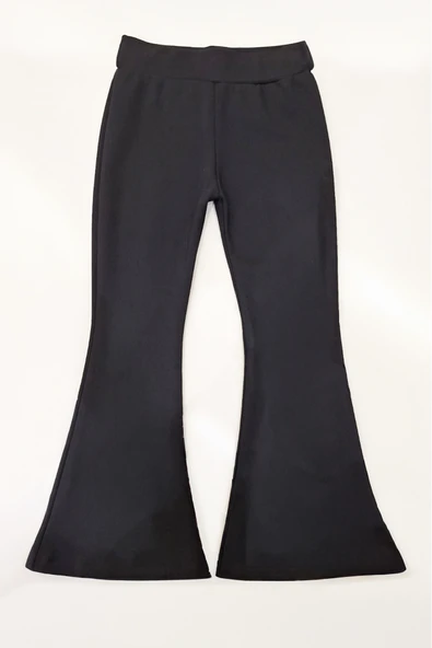 Kız Çocuk İspanyol Paça - Bel Tutuşlu Tayt 5-15 Yaş 12316 ürün görseli 1