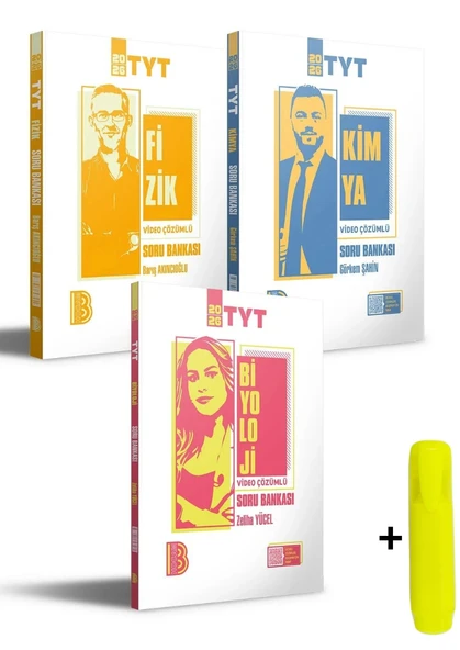 2026 TYT Fizik Kimya Biyoloji Video Çözümlü Soru Bankası Seti Benim Hocam Yayınları ürün görseli
