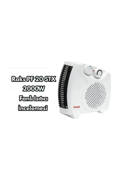 Raks Pf 20 Stx Elektrikli Fanlı Isıtıcı 2000 Watt Güçlü Ve Kaliteli Fanlı Isıtıcı Masaüstü Kullanım - 2