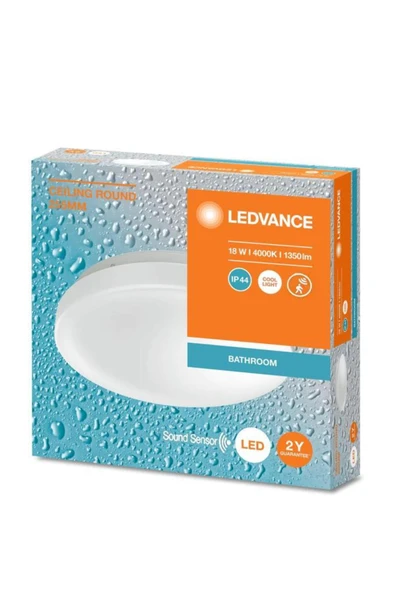 Osram Ledvance Ledvance 18W Ses Sensörlü Led Plafonyer 4000K Gün Işığı 25,5 cm Tavan Armatür ürün görseli 1