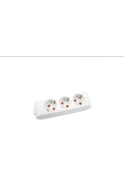 VİKO 3 Lü Kablosuz Klemensli Priz ürün görseli 1