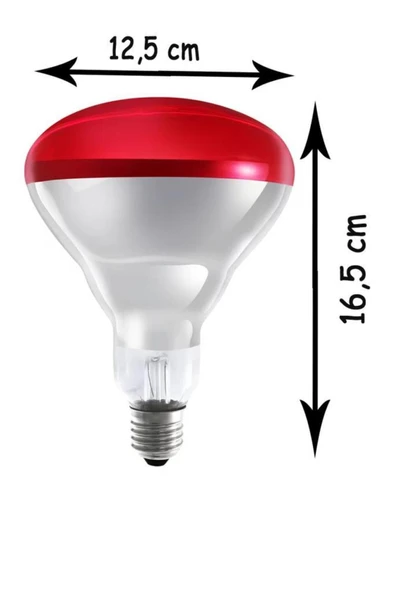 Ledvance 250w Infrared Kırmızı Ampul E27 Isıtıcılı Lamba Kırmızı Işık - Halogen Ampul - E27 - Mavi I - 2