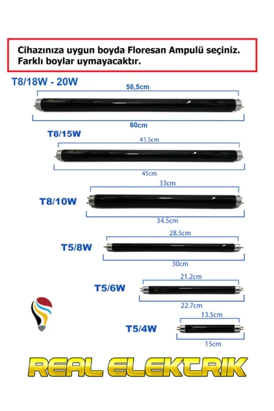Blb Floresan Ampul 4w T5 15cm - Resim 7