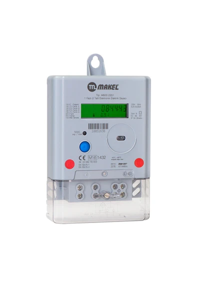 MAKEL Bina Dışı Elektronik Monofaze Sayaç ürün görseli 1