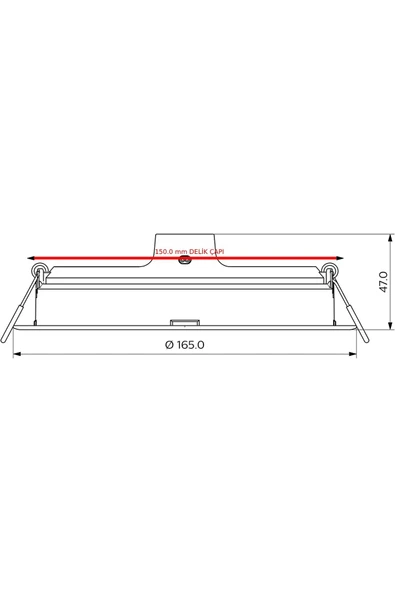 Philips Downlight 16.5w Meson Beyaz Işık 6500K Led Gömme Spot Yeşil Kutu 220v - Resim 3