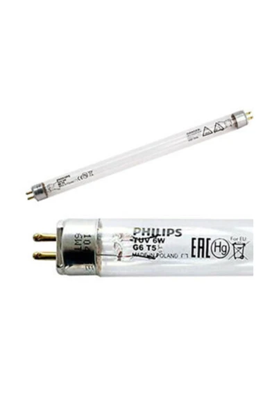 Philips Phılıps 6w Uvc Ultraviyole Floresan 254 Nm