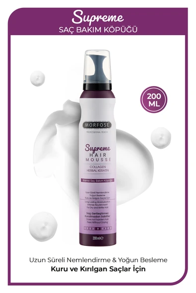 Supreme Saç Köpüğü 200 ml - Nemlendirme - Resim 2