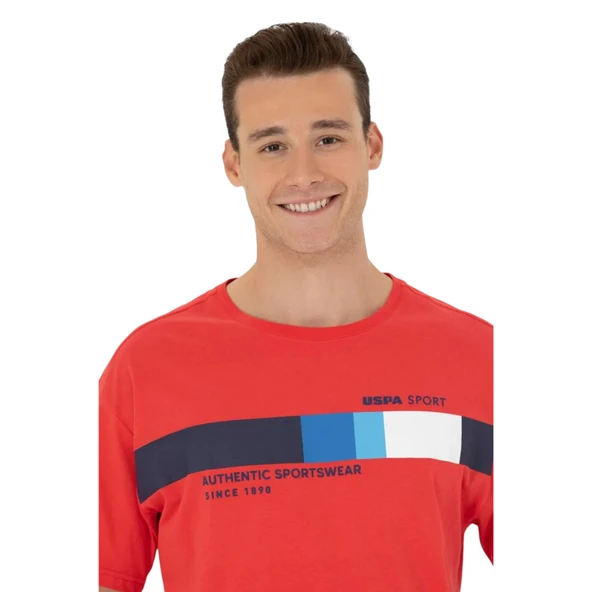 Erkek Comfort Bisiklet Yaka Tişört - Resim 10