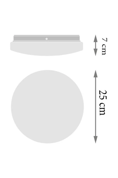 Osram Ledvance Osram - Ledvance 18W Led Plafonyer 6500K Beyaz Işık Tavan Lamba Banyo Armatür - Resim 2