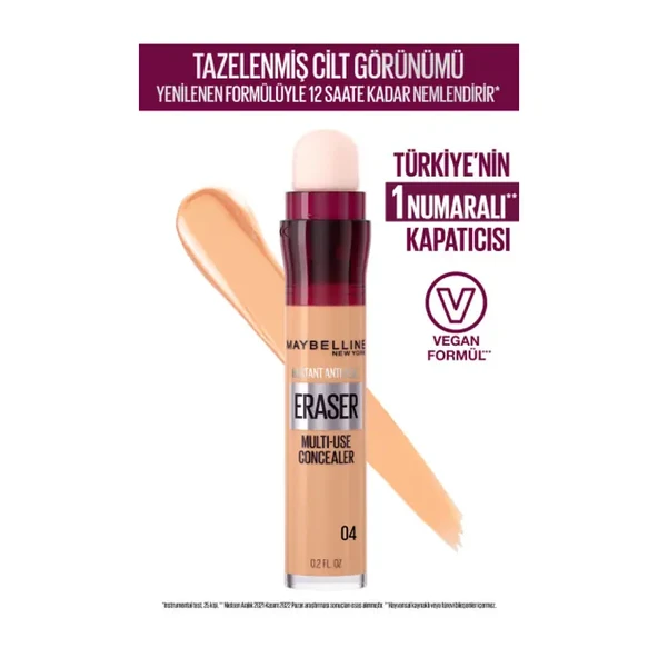 Maybelline New York Instant Anti Age Eraser Kapatıcı - 04 Honey - 2