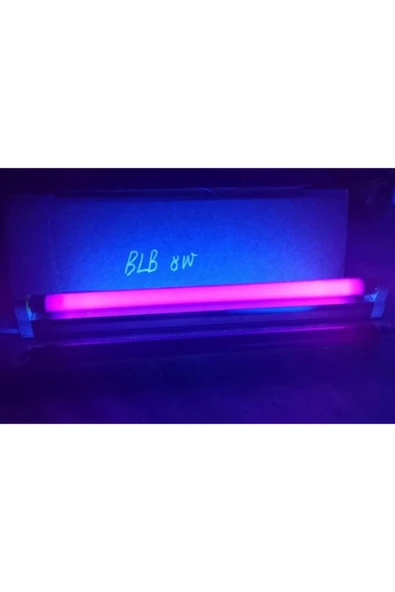 30Cm 8 Watt BLB Mor Işık Floresan Ampül Uv ışık Para Kontrolünde Kullanılabiliyor - 6