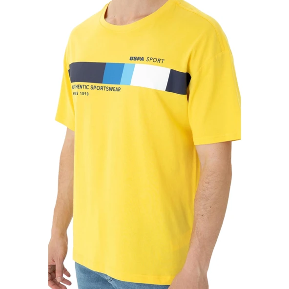 Erkek Comfort Bisiklet Yaka Tişört - Resim 5