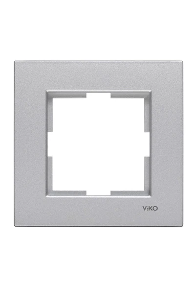 VİKO Novella Eloxal Metal Gümüş Tekli Çerçeve ürün görseli 1
