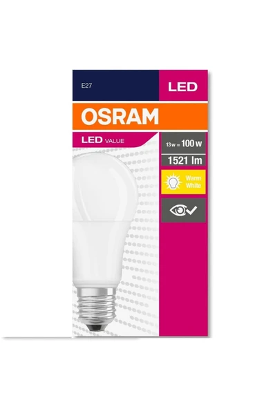 Led Ampul 1521 Lümen 13w E-27 2700k Sarı Işık Sarı Işık E27 Led Ampul 13 Watt Yok A'dan G'ye F CN Le - 6