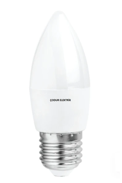 Osaka Light 7watt E27 Duylu 3000kelvin Gün Işığı (SARI IŞIK) Led Buji Mum Ampul 540lümen A Enerji - Resim 3
