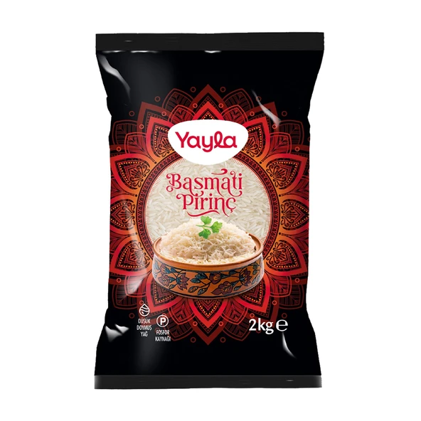 Yayla Bakliyat Basmati Pirinç 2 kg x 3 Adet - Resim 2