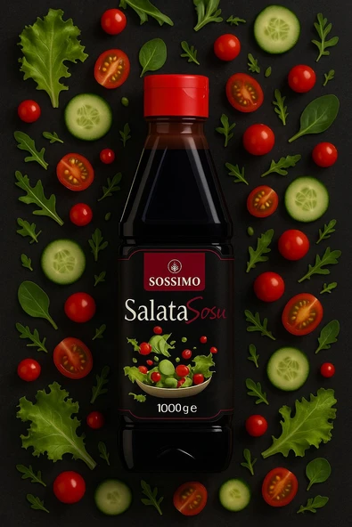 SOSSİMO SALATA SOSU 1000 GR X 12 ADET - Resim 3