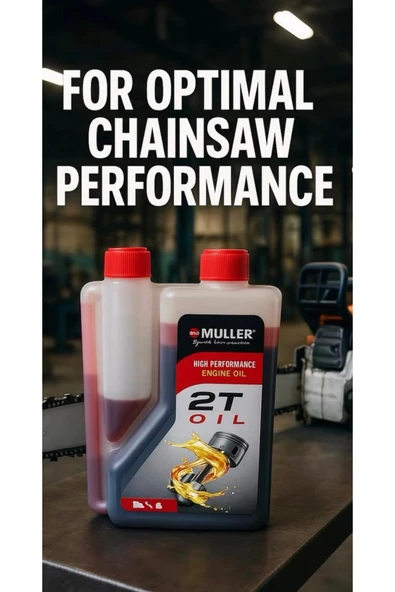 polymerium XPRO 1 Müller 2 T 2 Zamanlı Motor Yağı Benzinli Testere Ve Tırpan Yağı 1 Lt - 2