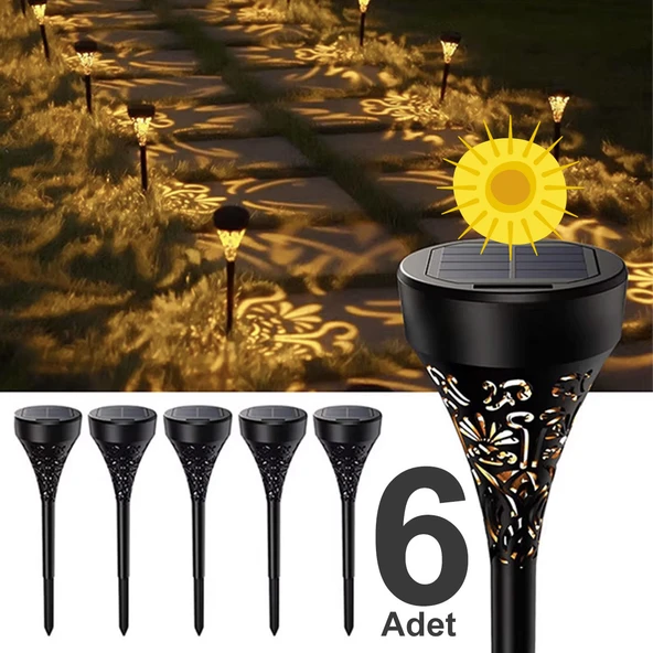 Greentech Güneş Enerjili Bahçe / Çim Aydınlatma 6 Adet / GT-SL17N ürün görseli