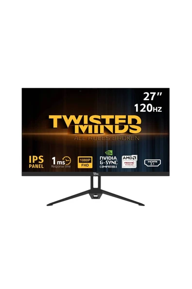 27" TM27FHD120IPS FHD 120HZ 1MS HDMI DP IPS ÇERÇEVESİZ GAMING MONİTÖR