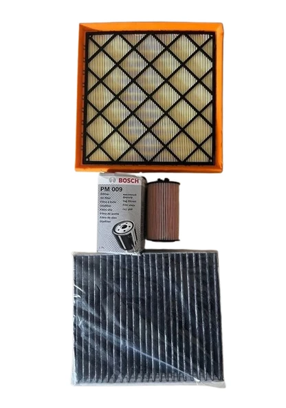 Bosch Chevrolet Cruze 1.6 Benzinli Filtre Bakım Seti 2009-2013 ürün görseli 1