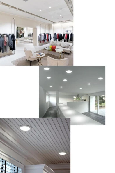 Philips Meson 16,5W Led Panel Beyaz 6500K 15 cm Mağaza Spot Armatür - Resim 4