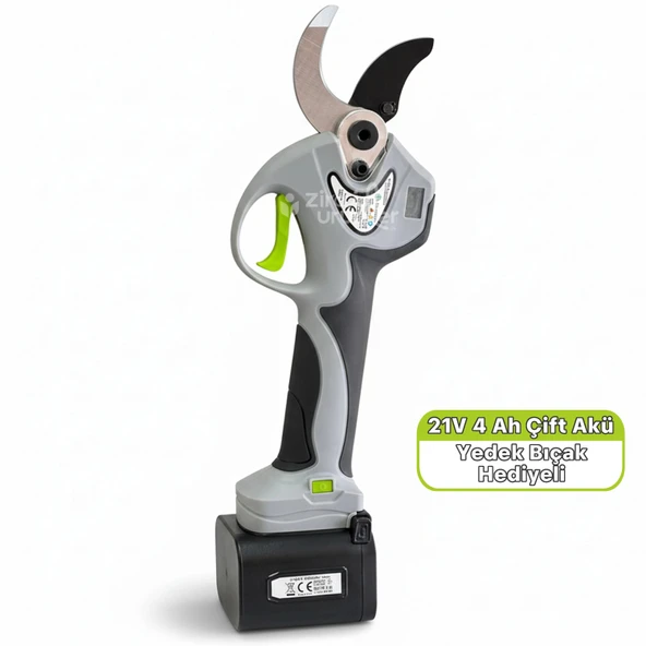 Zimastar SC-8611 A Akülü Budama Makası 40mm Ekranlı 21V 4Ah Çift Akü ürün görseli 1