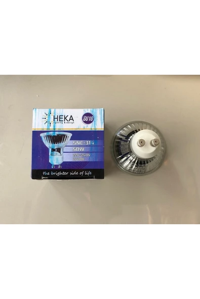SAİMELEKTRİK 2 ADET 220V 50W GU 10 HALOJEN LAMBA - 3