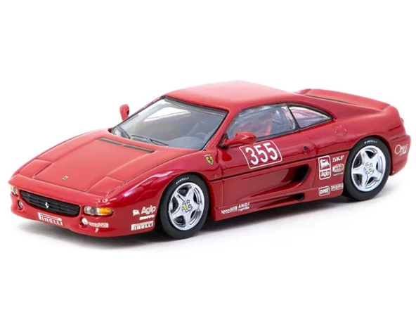 Tarmac Works Ferrari F355 Challenge Presentation Kırmızı 1/64 Model Araba ürün görseli 1