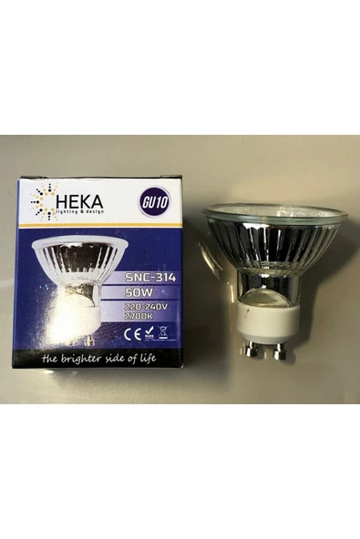SAİMELEKTRİK 2 ADET 220V 50W GU 10 HALOJEN LAMBA - 4