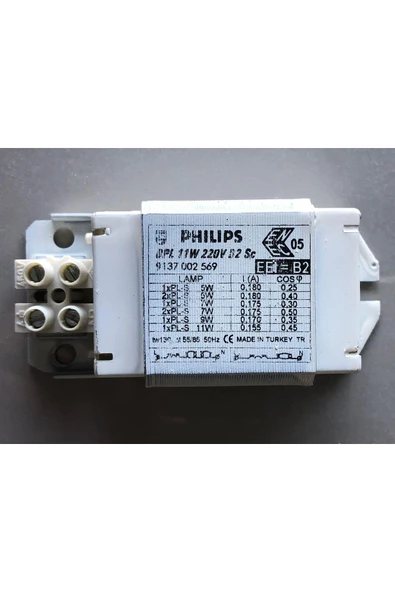 Philips BPL  220V BALAST  PLS 9W-11W  MEKANİK ürün görseli 1