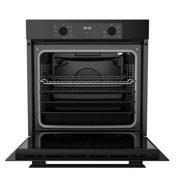 QEP63CS New Fryart Siyah Ankastre Fırın (0+7 KONUM) - Resim 4