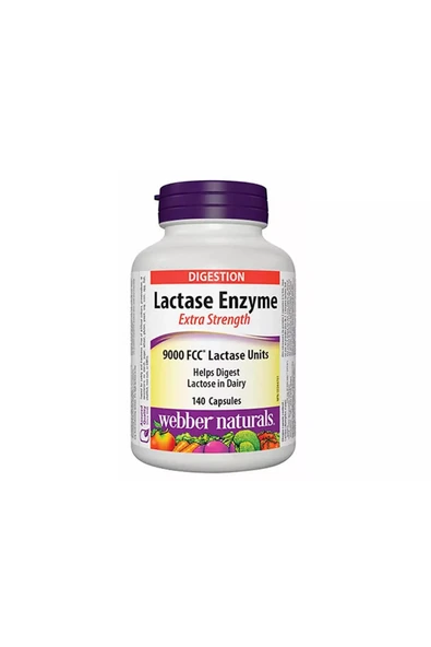 Ekstra Güçlü Laktaz Enzimi- Extra Strength Lactase Enzyme -140 Kapsül - Resim 3
