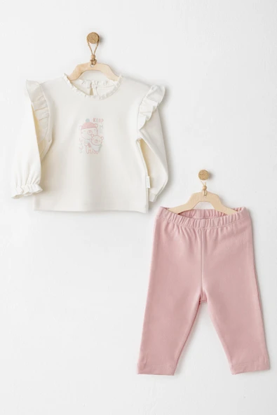 Kız Bebek Takım 2 Parça Set Mon Petıt Amour AC26088 ürün görseli