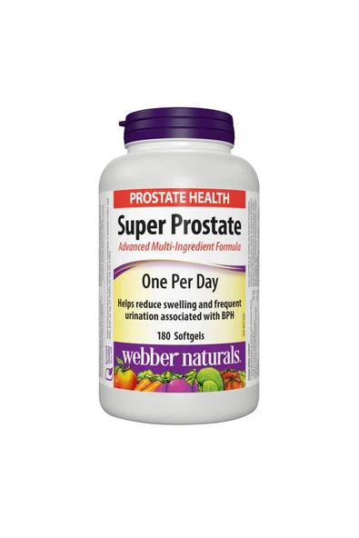 Super Prostate Advanced Multi-Ingredient Formula Softgels, 180 adet ürün görseli